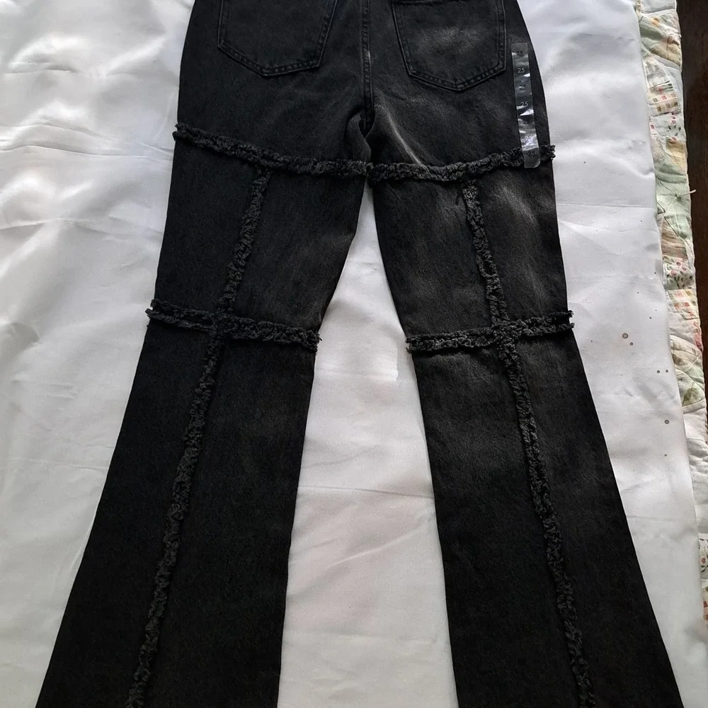 PAC SUN High Rise‎ Bootcut Jeans Black Womens Size 25